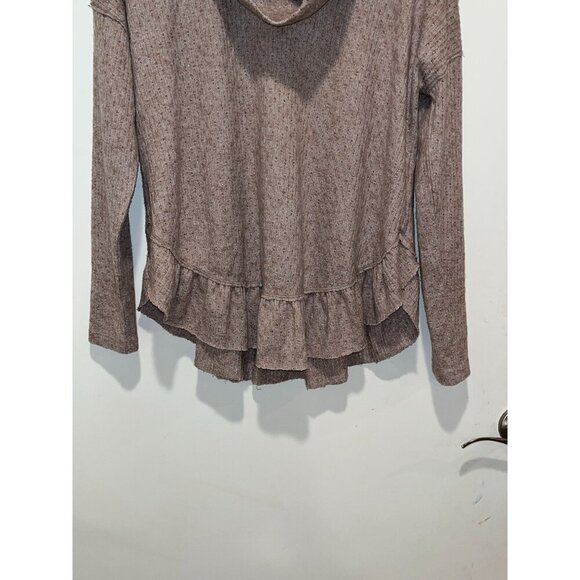 Maeve By Anthropologie Addie Ruffled Pullover Cowl Neck Sweater Women's Size XS - Picture 5 of 10